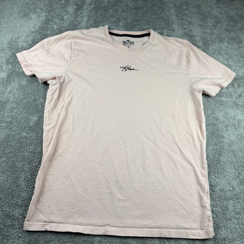 Hollister Must Have Collection Short Sleeve T-shirt Mens Pink Cotton